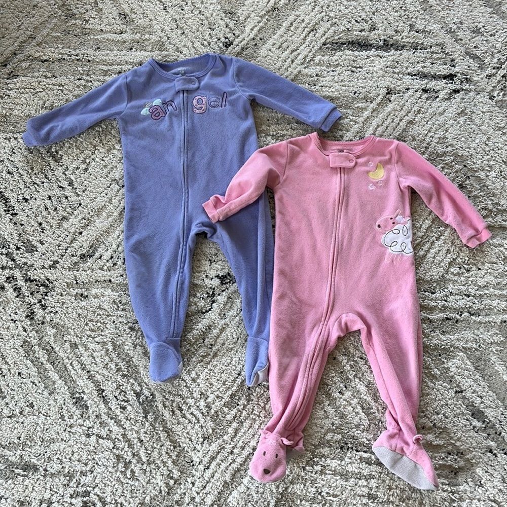 18 Month Sleeper Zipper Pajama Bundle